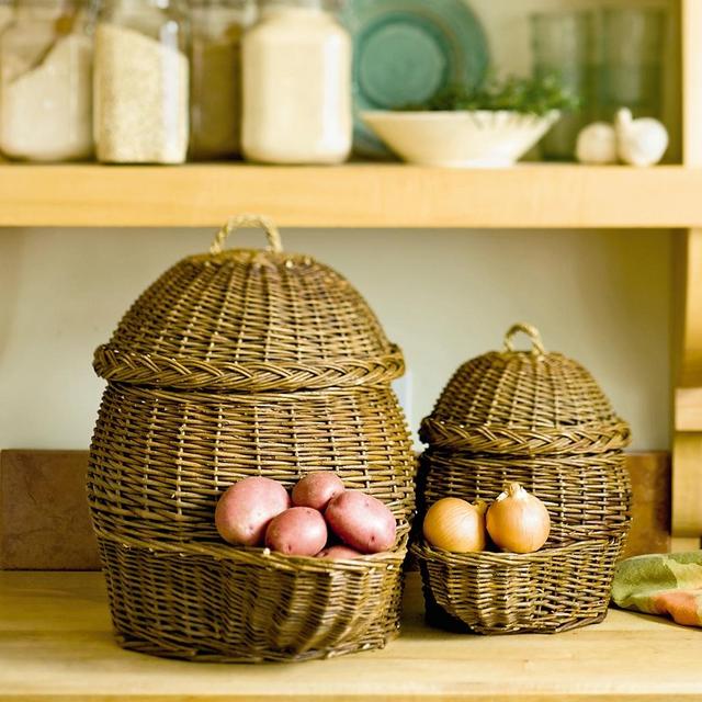 Potato and Onion Storage Baskets