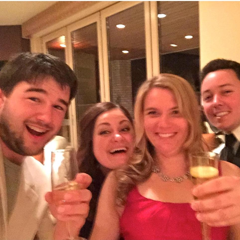 New Years Eve. Ringing in 2015 with friends.
Perry, Tara, Stephanie, Matt
