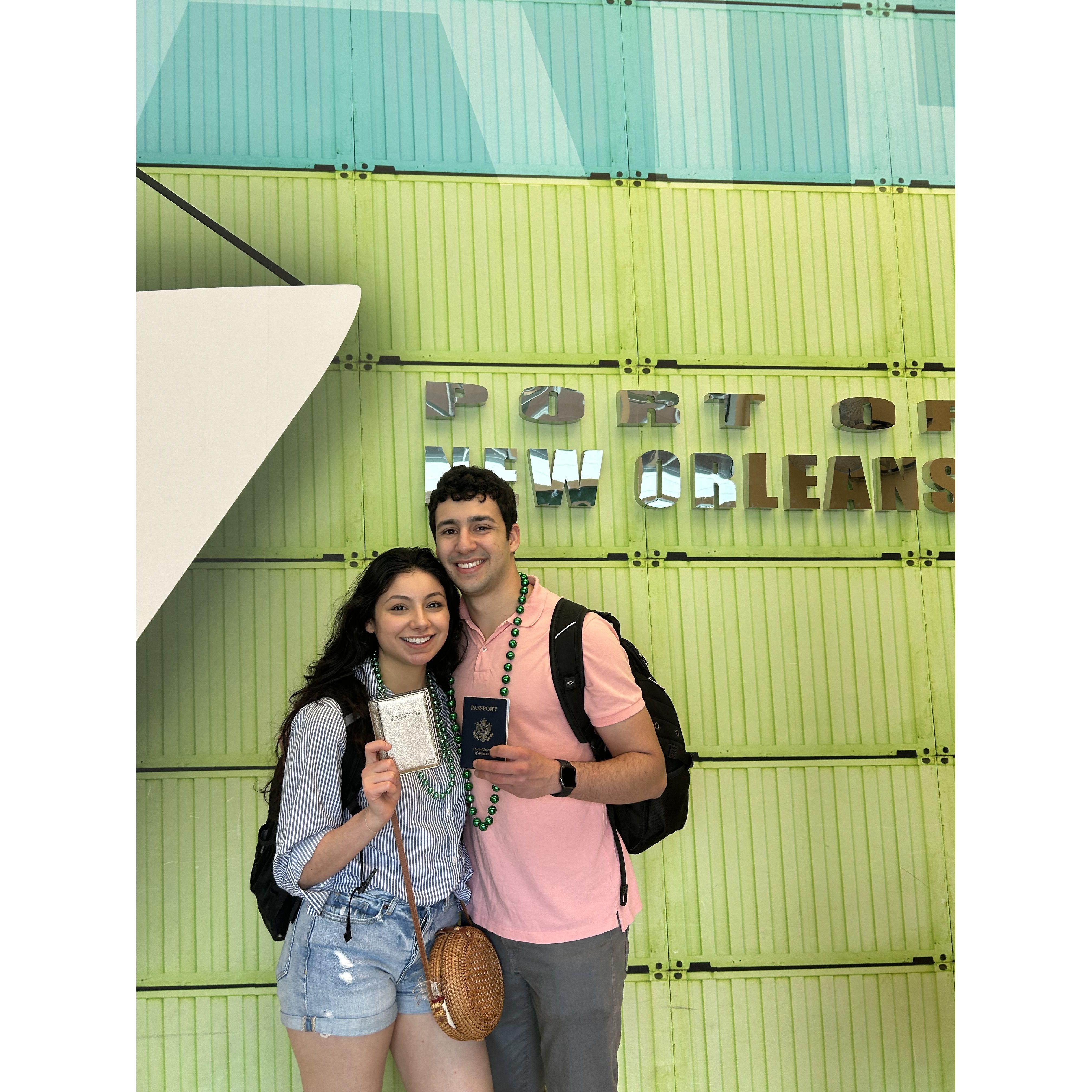 First Cruise out of New Orleans for Spring Break