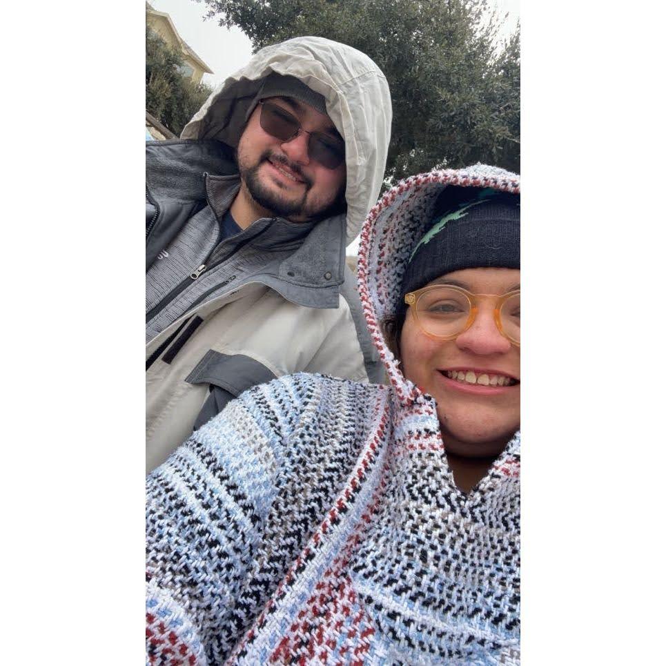 We survived a mini ice storm together!