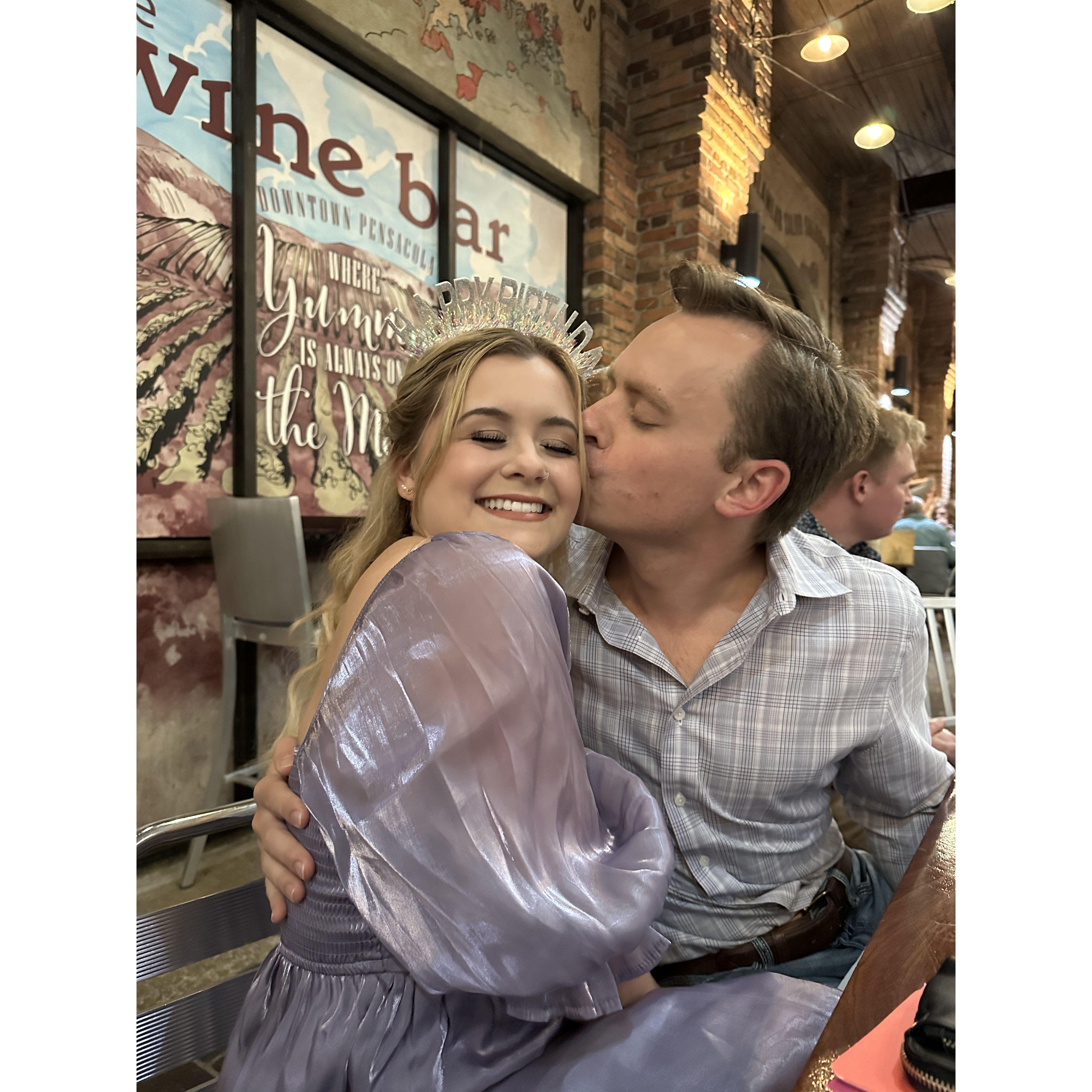 My favorite Birthday weekend in Pensacola with all of our friends ... at my favorite Wine bar