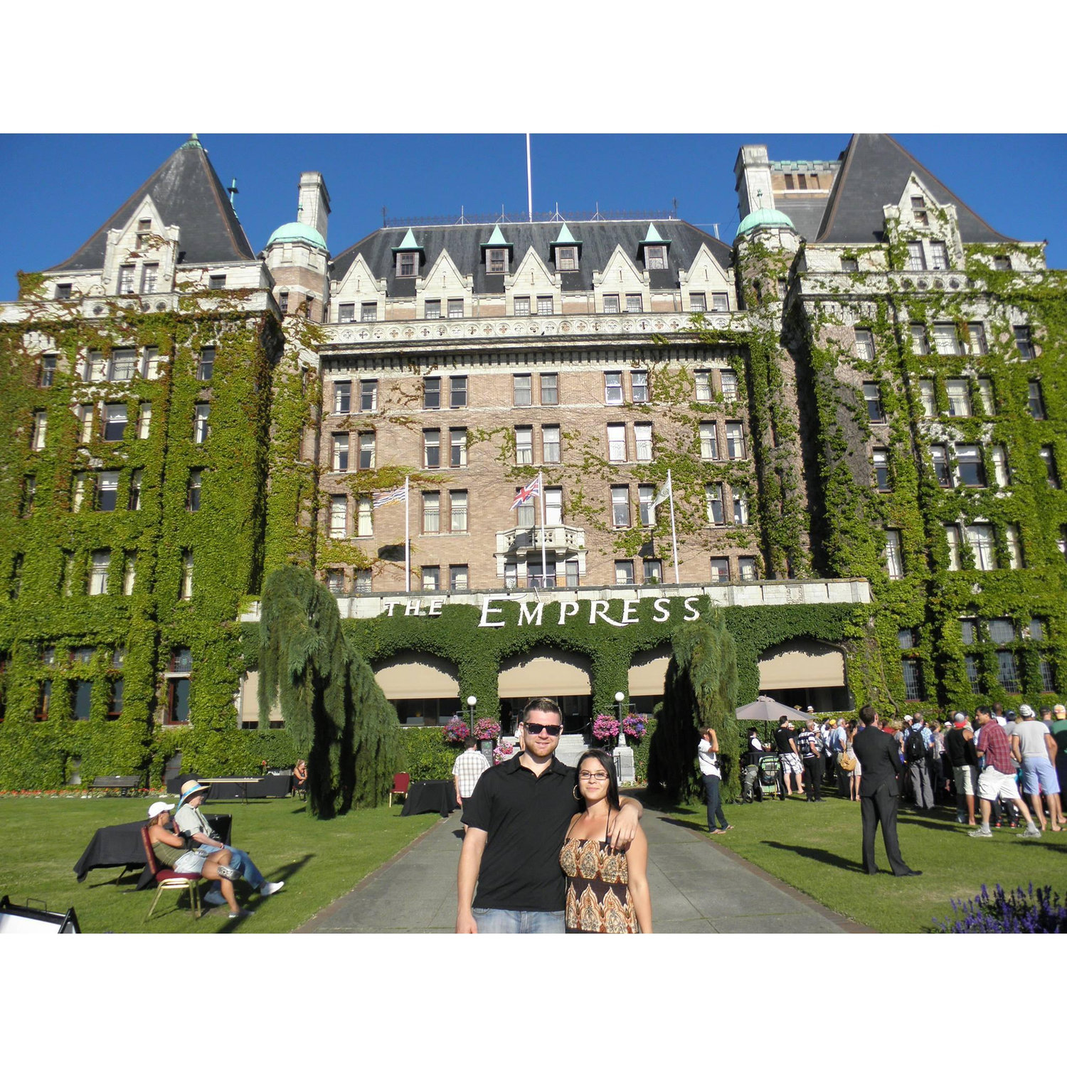 Our first trip to Victoria together back in 2011