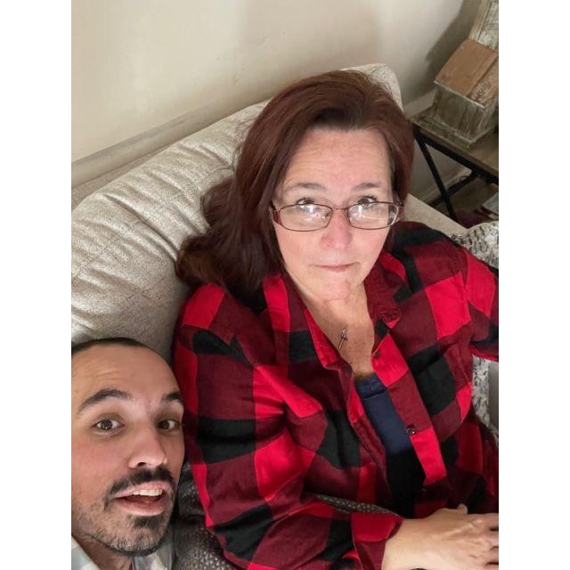 Anthony and his mom