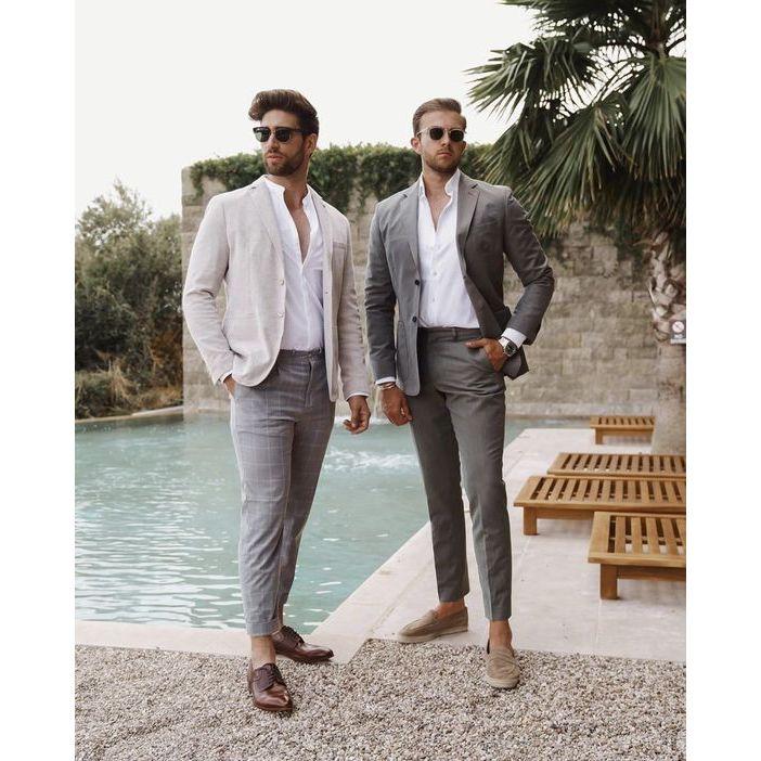 Men's wedding guest attire example