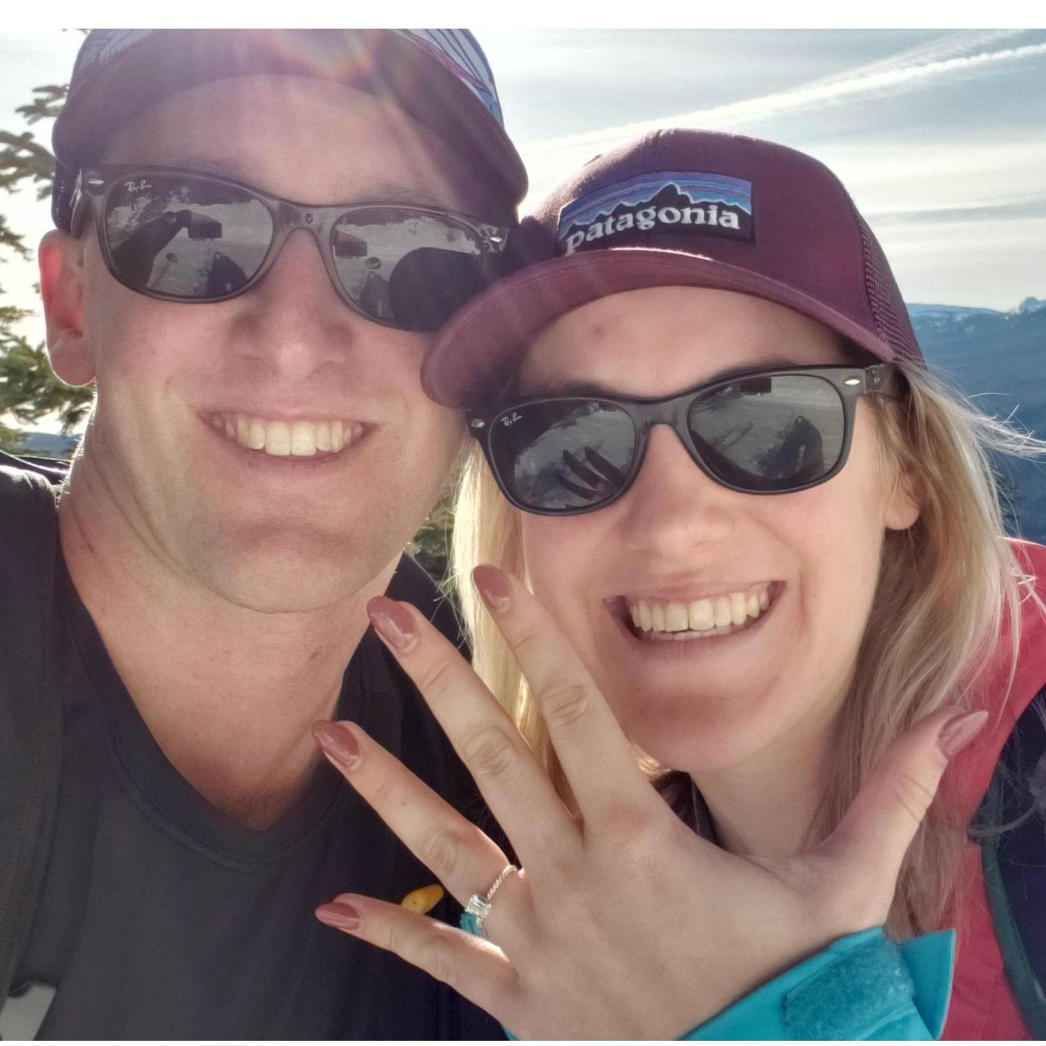 Engaged on Diamond Peak, OR, 2019