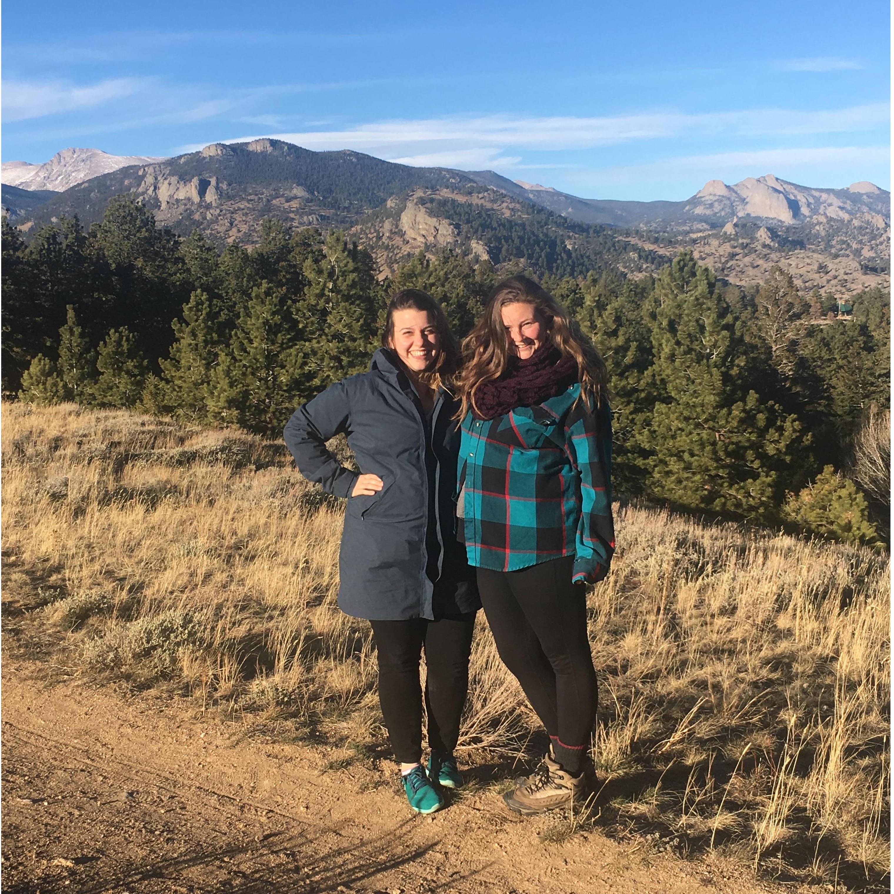 This was our first Thanksgiving together. We spent it in a whirlwind 48 hour trip to Colorado complete with haunted hotel tours and marshmallow sweet potatoes.