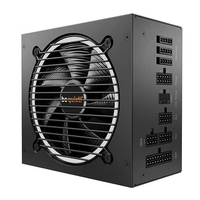 Pure Power 12 M 650W, ATX 3.0, 80 Plus® Gold, Modular Power Supply, for PCIe 5.0 GPUs and GPUs with 6+2 pin connectors, 12VHPWR Cable Included, Silent 120mm be quiet! Fan - BN503