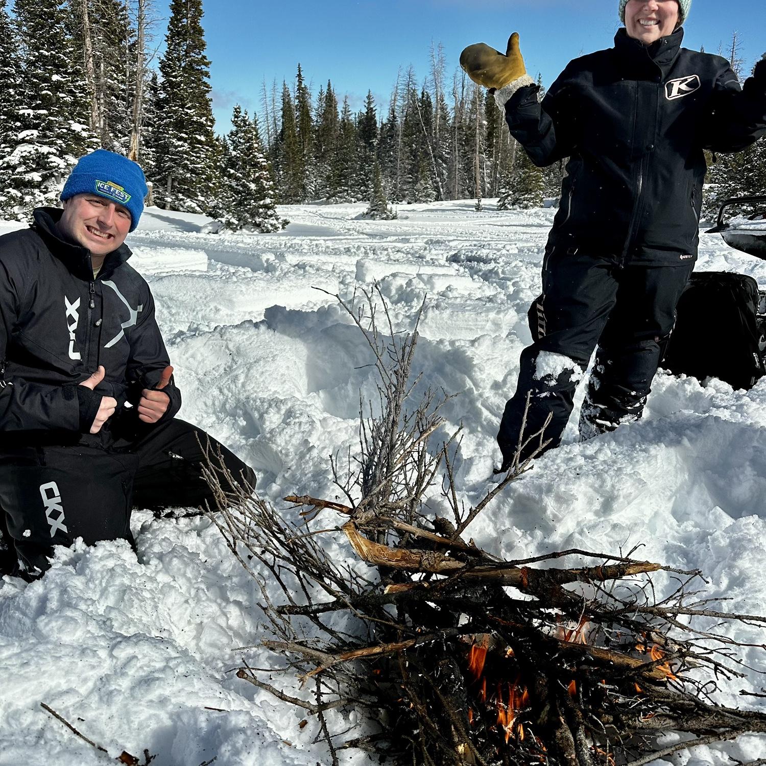 The Snowies 2025 - our first winter fire!