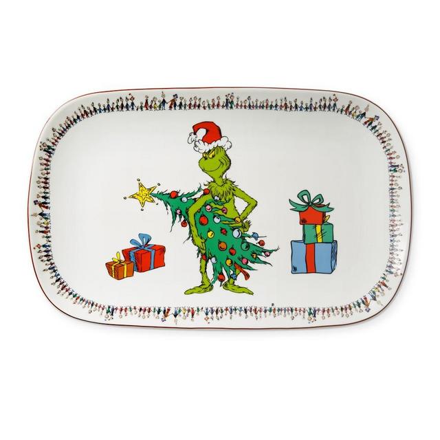 Grinch Platter, Grinch Sleigh