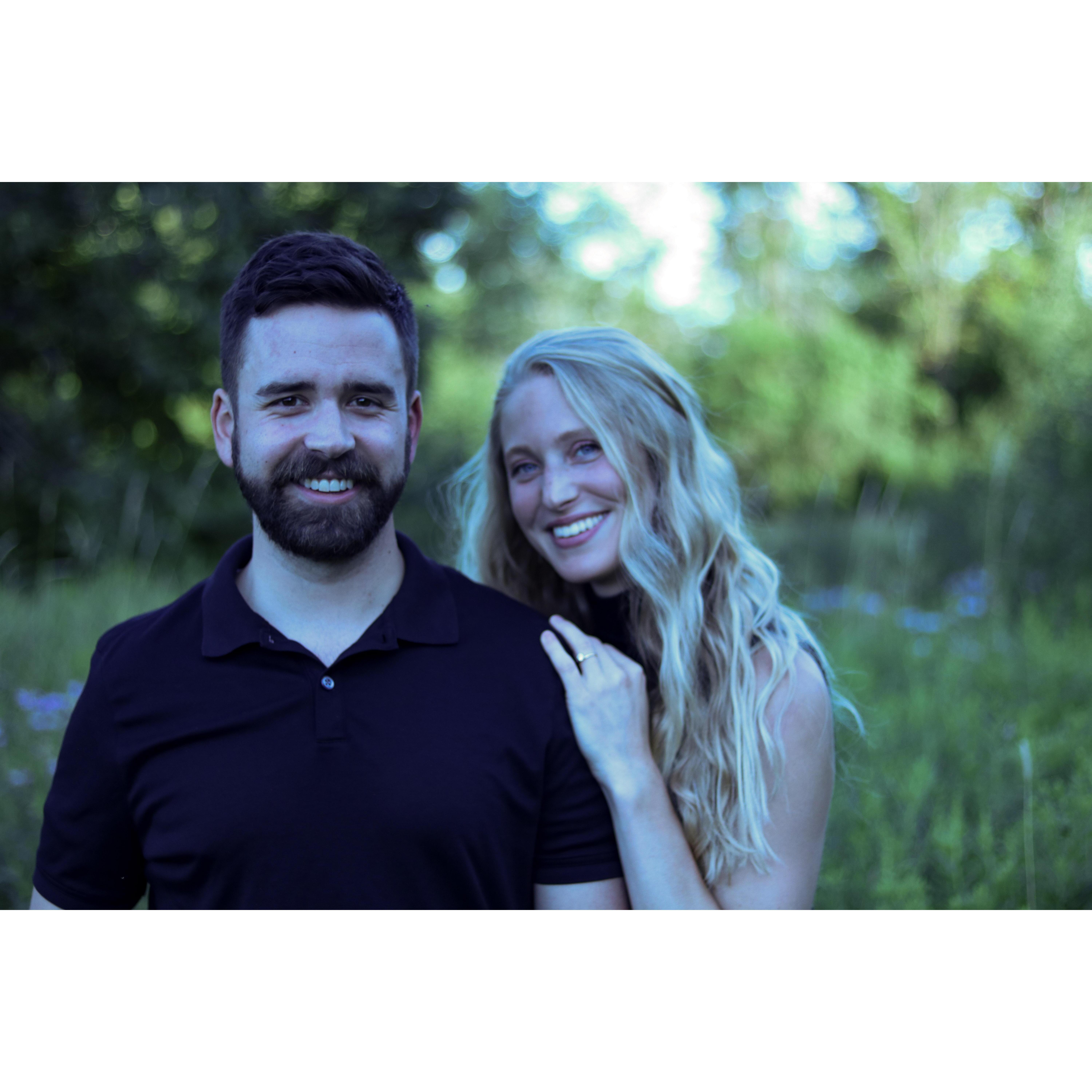 We had some fun taking "engagement" photos with our friends Alex and Laurisa! :)