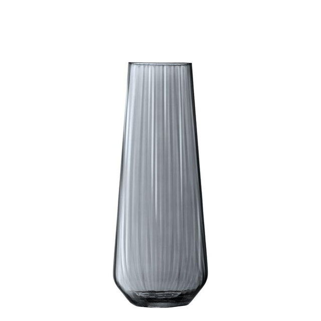 Zinc Glass Vase, 14.25in