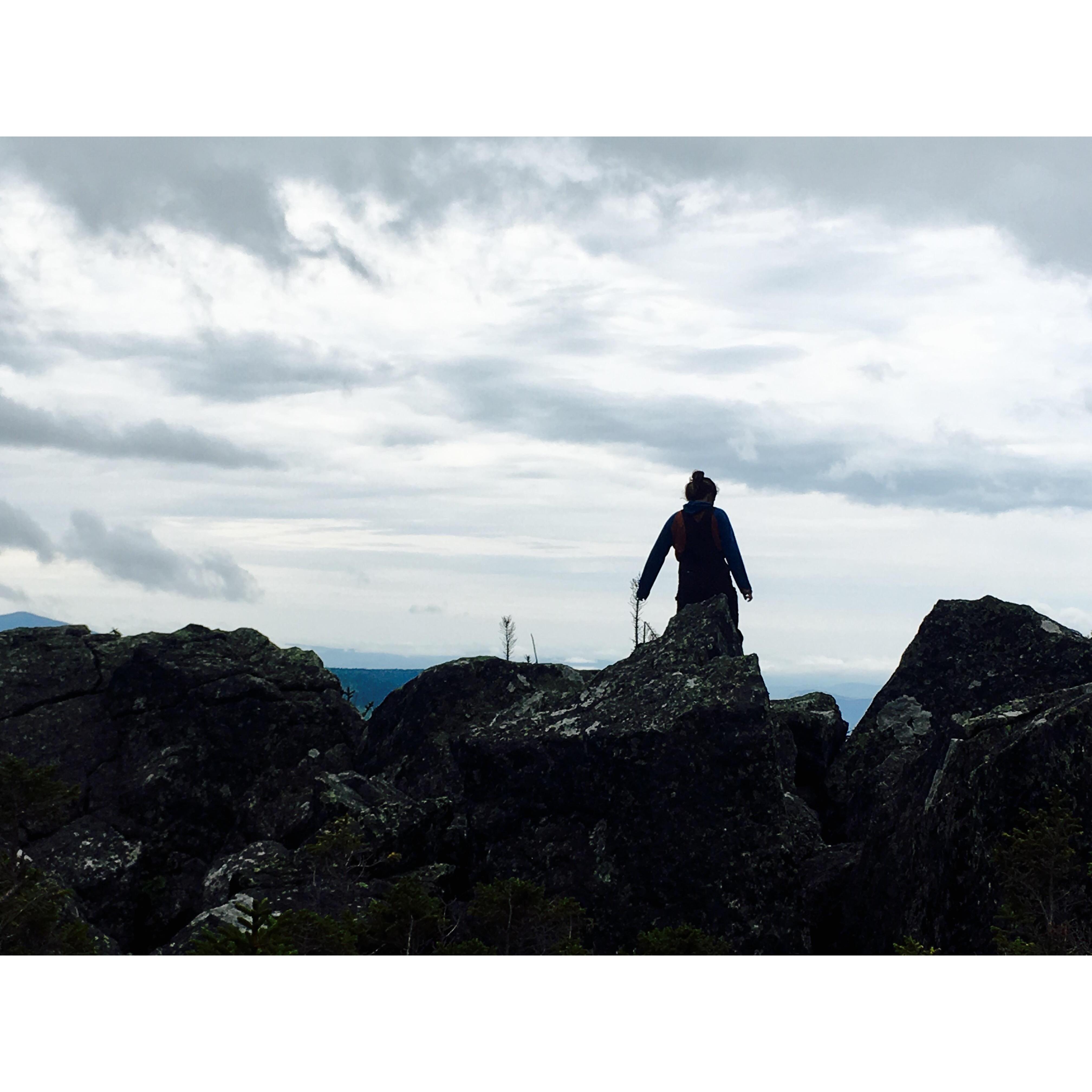 We'll say "I Do" in a giant boulder field called the Ramparts up at Carter Notch Hut