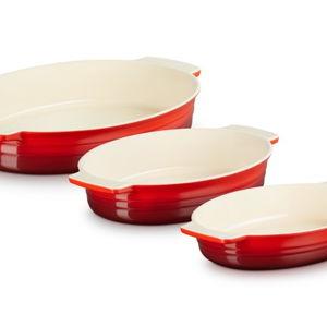 Le Creuset | Set de 3 bandejas ovales Classic de cerámica de gres