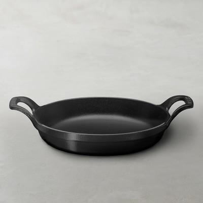 Staub Cast-Iron Round Gratin Baking Dish, 7 3/4", Black