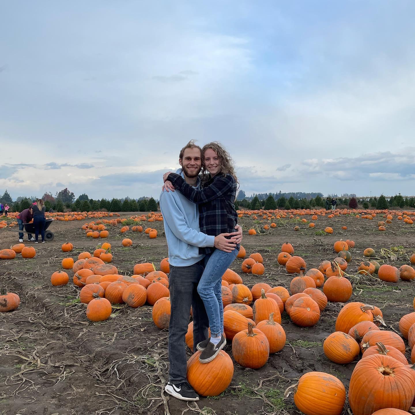 Pumpkin patch together with Michael’s sister Jessica!