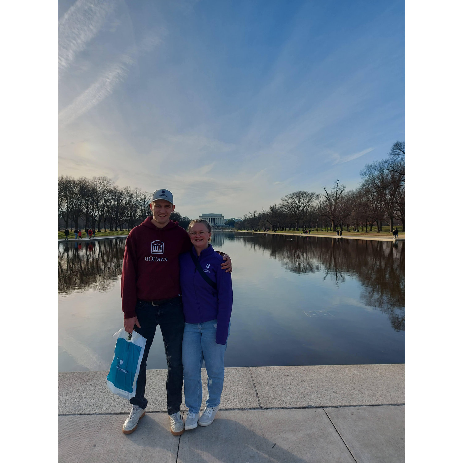 Stop in Washington on our way home from Christmas in Florida, 2023