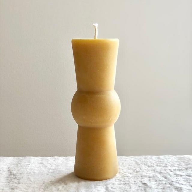 Totem Pillar Candle - Medium Natural