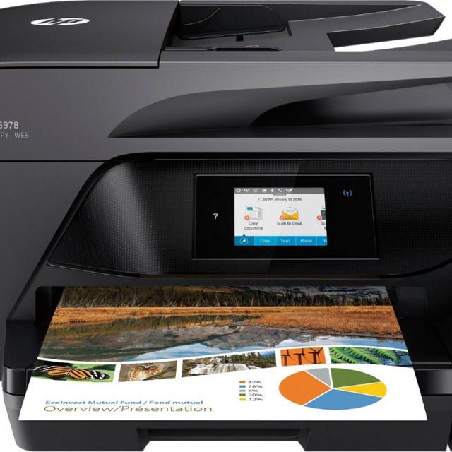 HP - OfficeJet Pro 6978 Wireless All-In-One Instant Ink Ready Printer - Black
