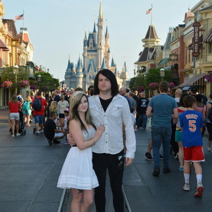 Our trip to Disney World right before the proposal.