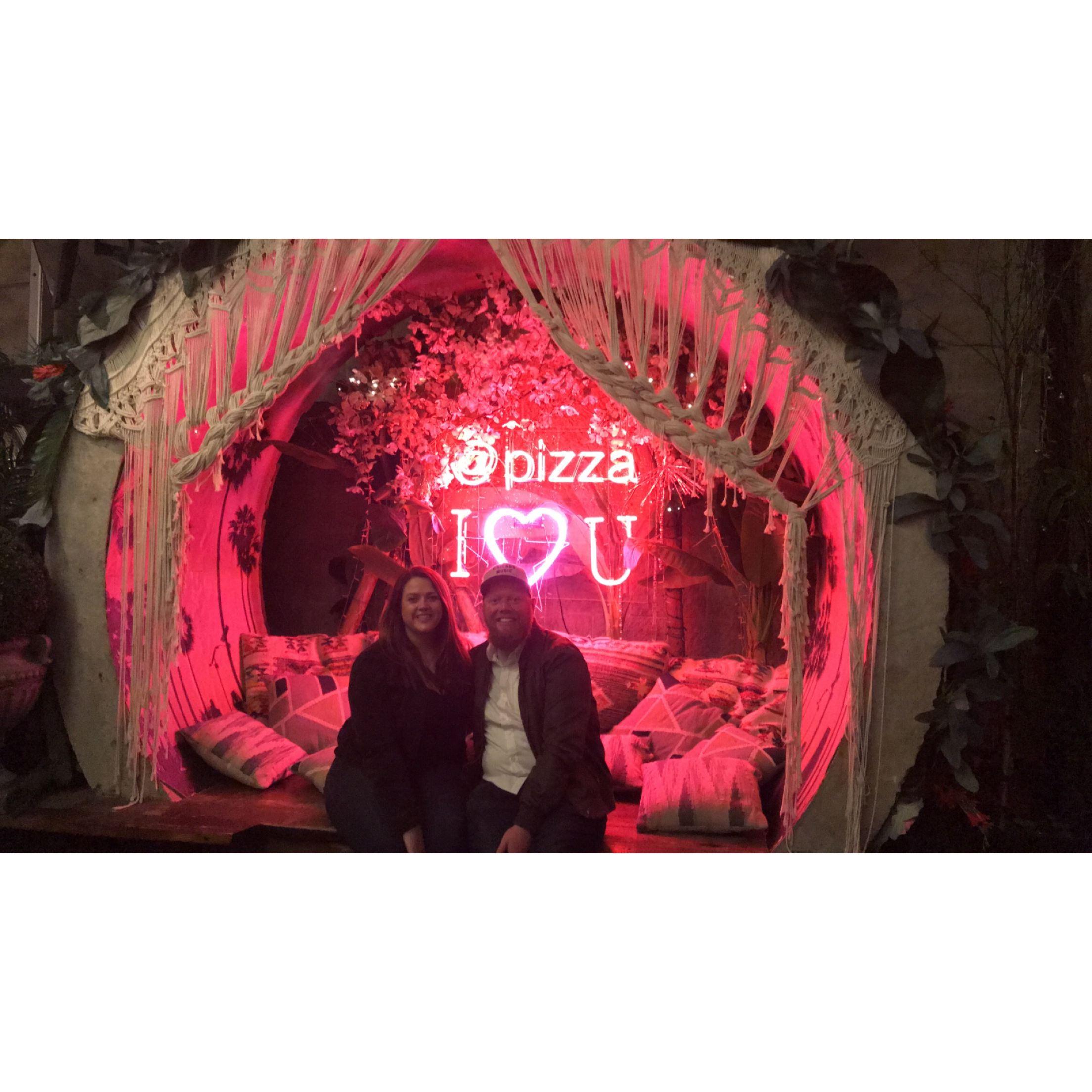 I love you more than I love pizza.