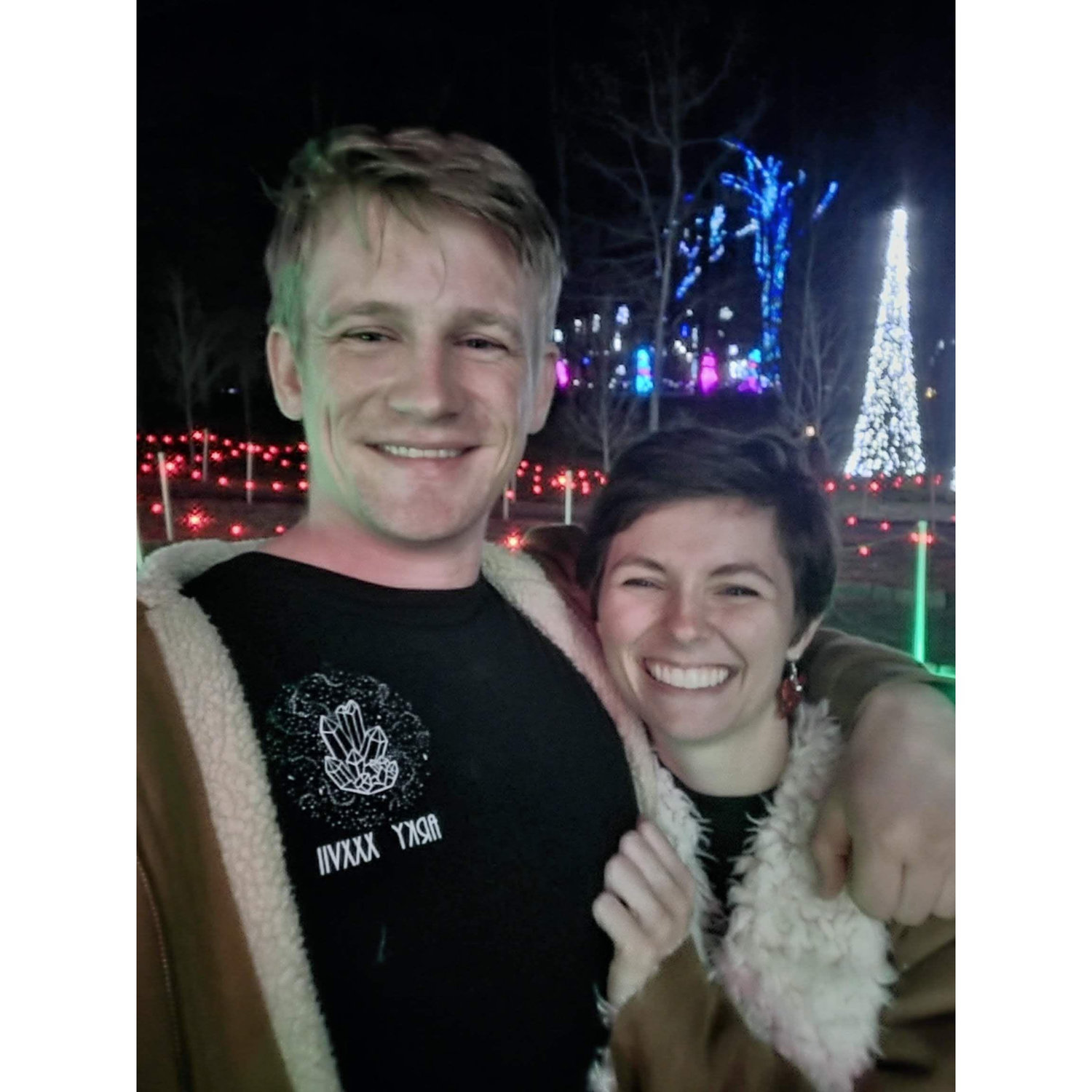 At the Garvan Gardens winter light show