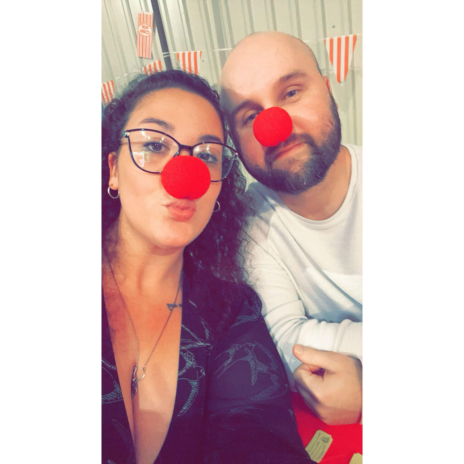 Just clownin' around with my bestie