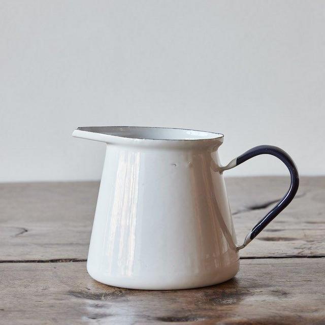 White Enamel Sauce Jug
