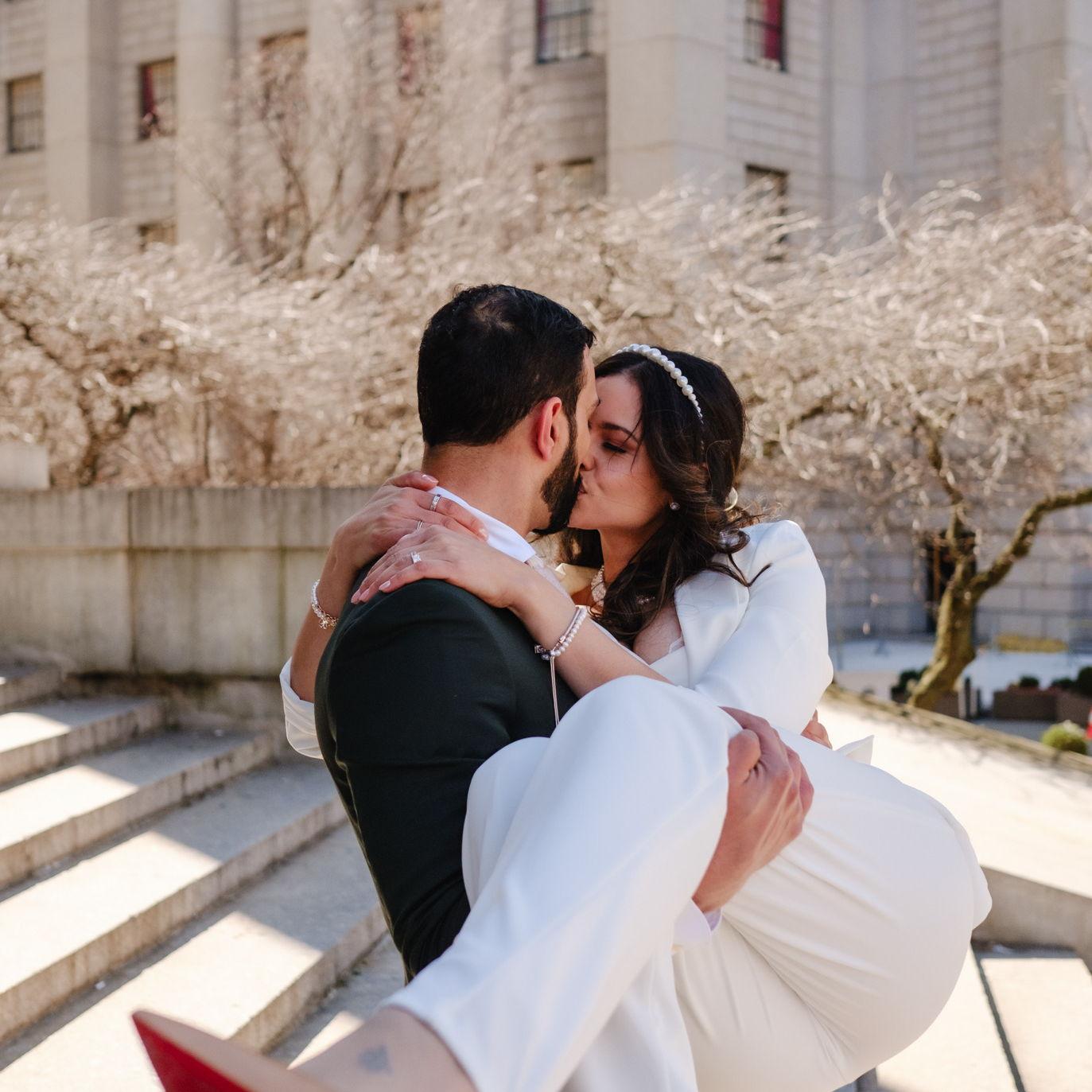 After we legally said "I do"!