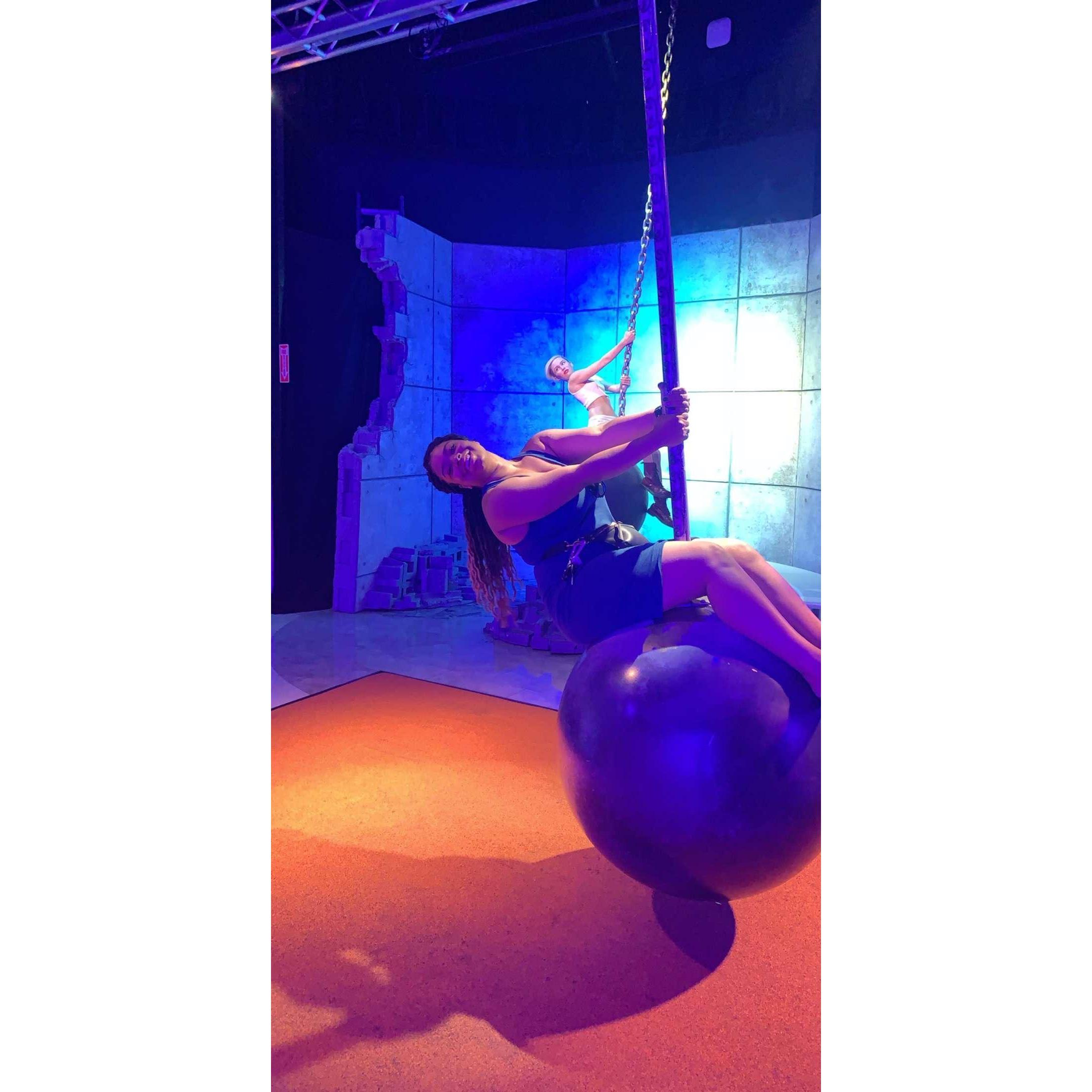 She came in like a wrecking ball
