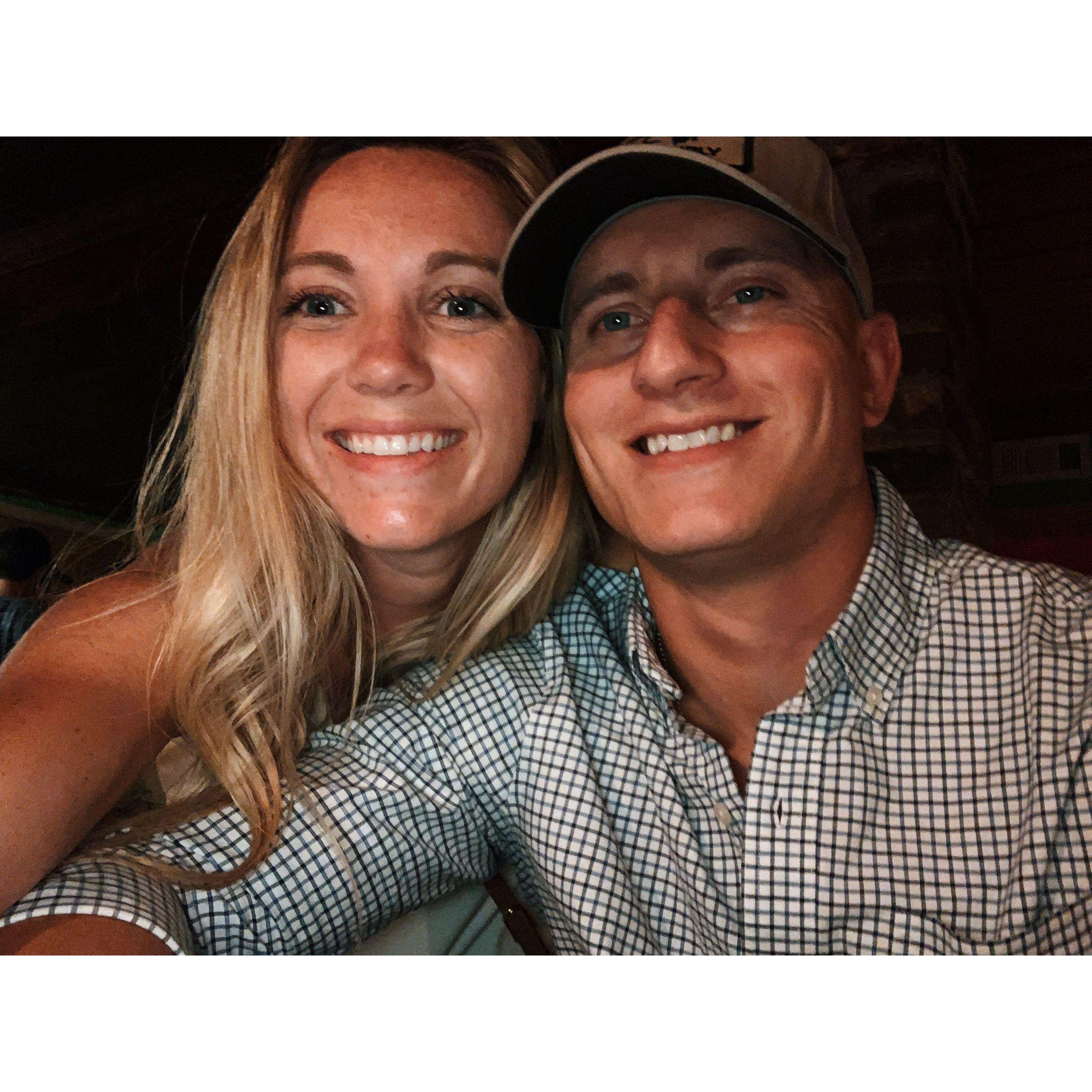 Our first photo together!