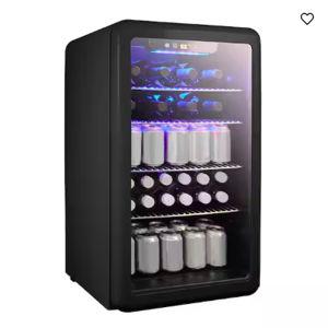 Magic Chef 3.4 cu. ft. Retro Beverage Cooler in Black - The Home Depot