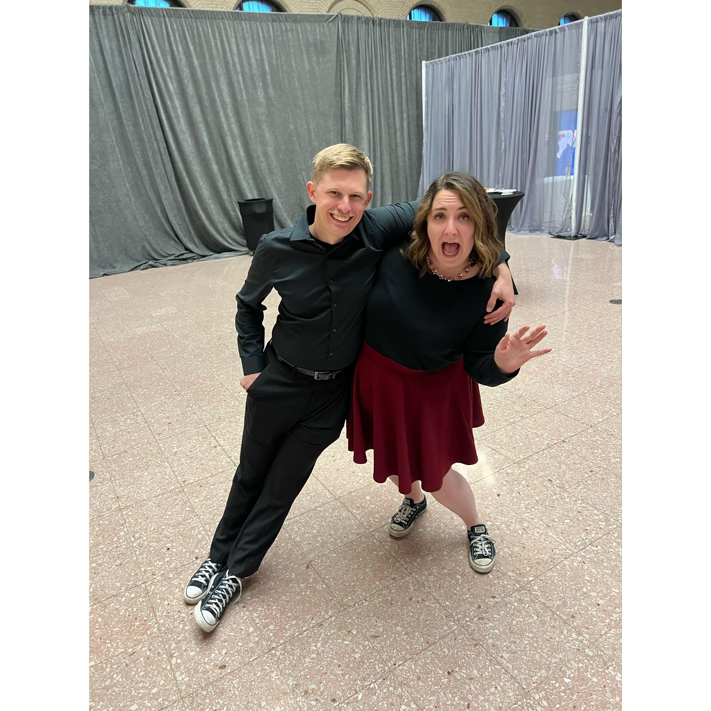 Took a trip to Minneapolis to celebrate love. It's always a good time when the bride and groom aren’t the only ones having fun! Celebrating love with a little extra silliness!