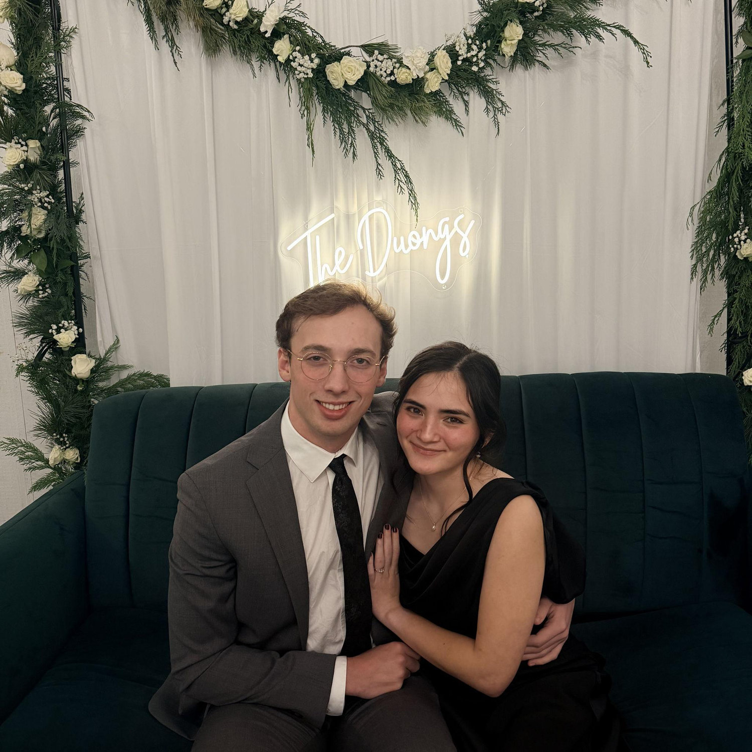 Our first wedding engaged!