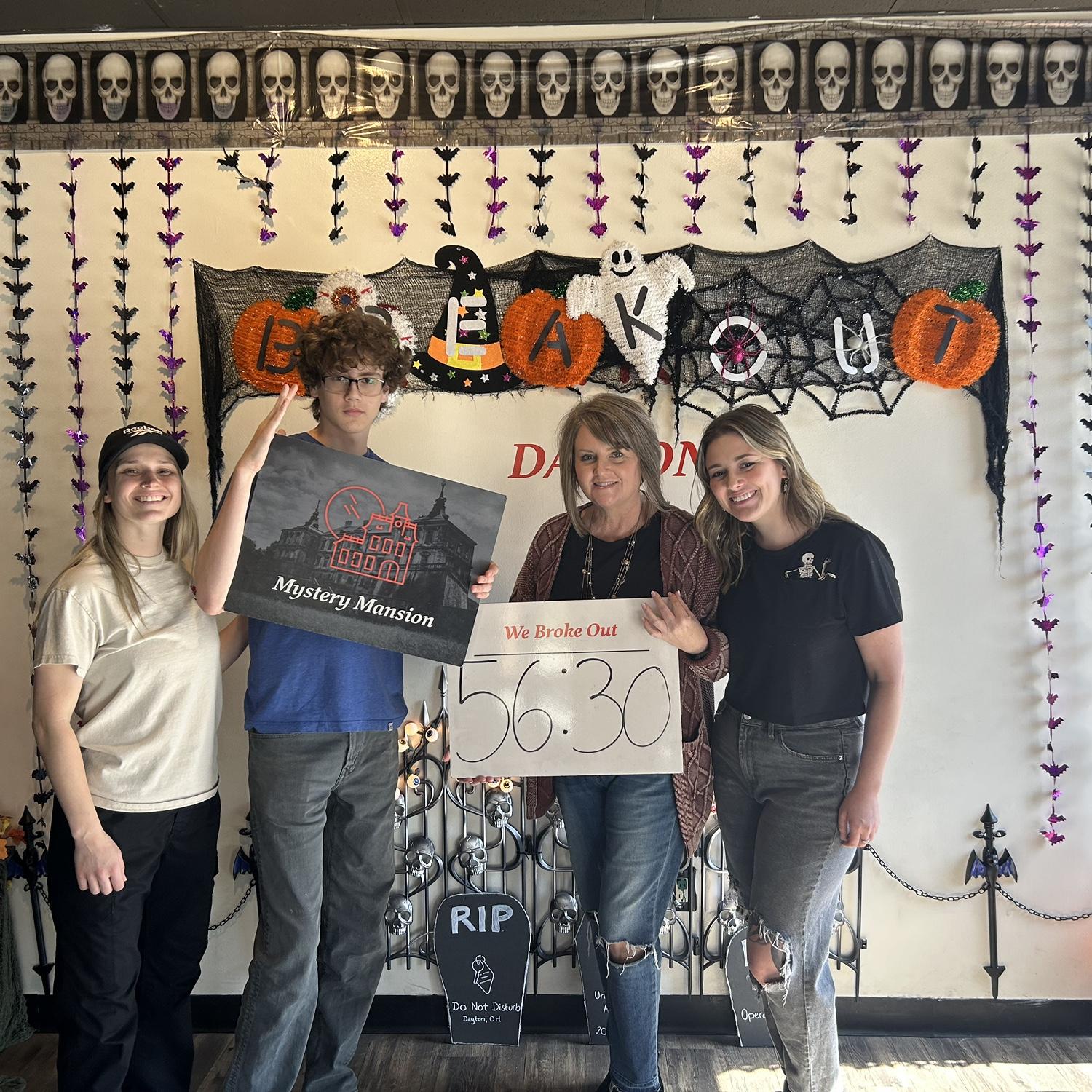 We successfully escaped with the Peregrins!