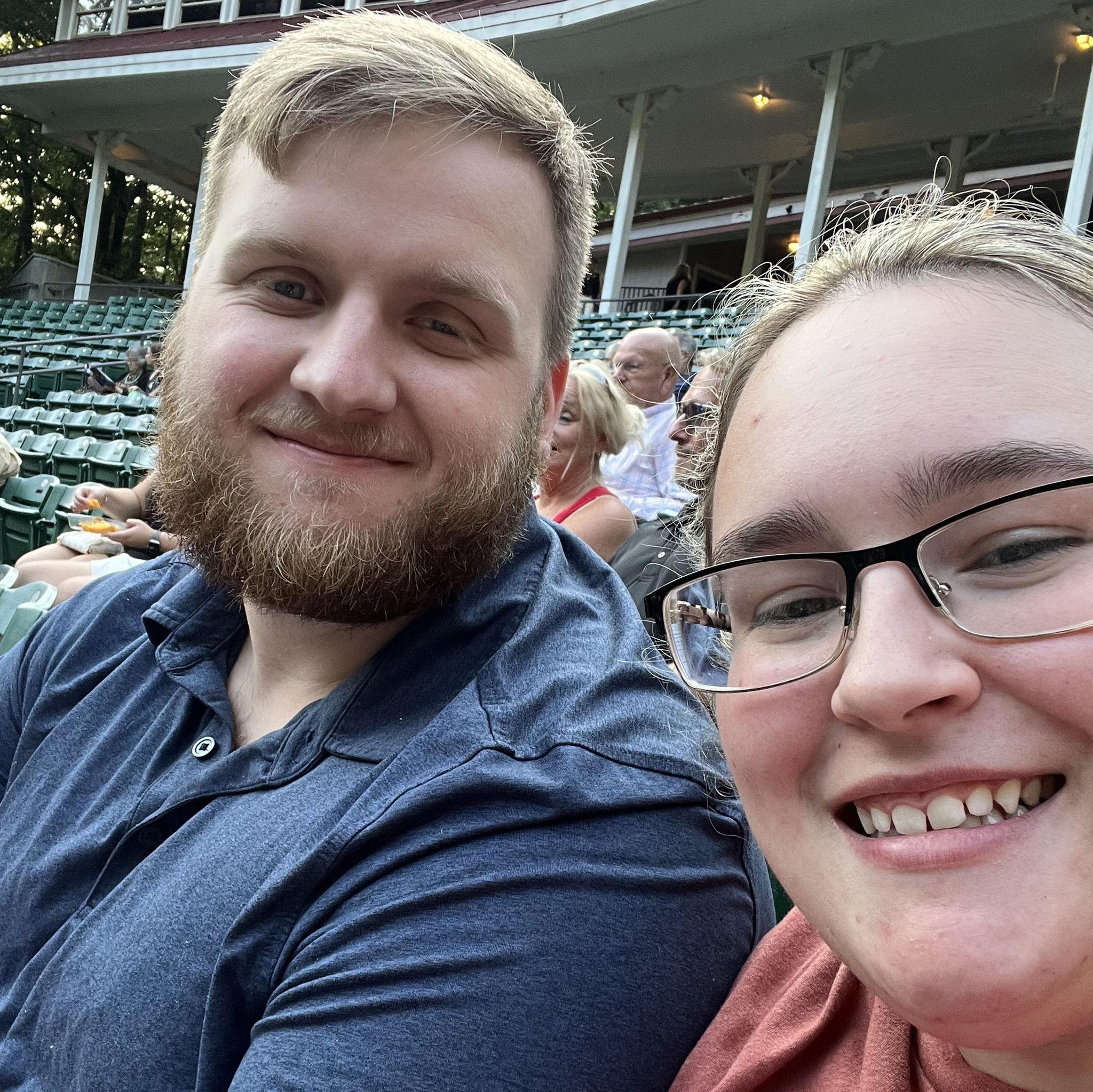 He loves history and I love shows so the Stephen Foster Show was perfect for us!