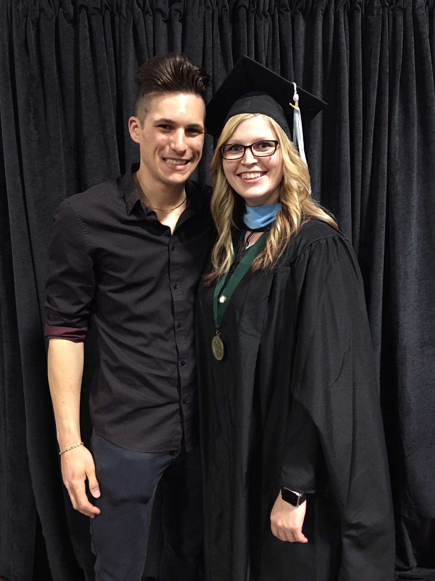 Al's Graduation from Lewis University with her Masters