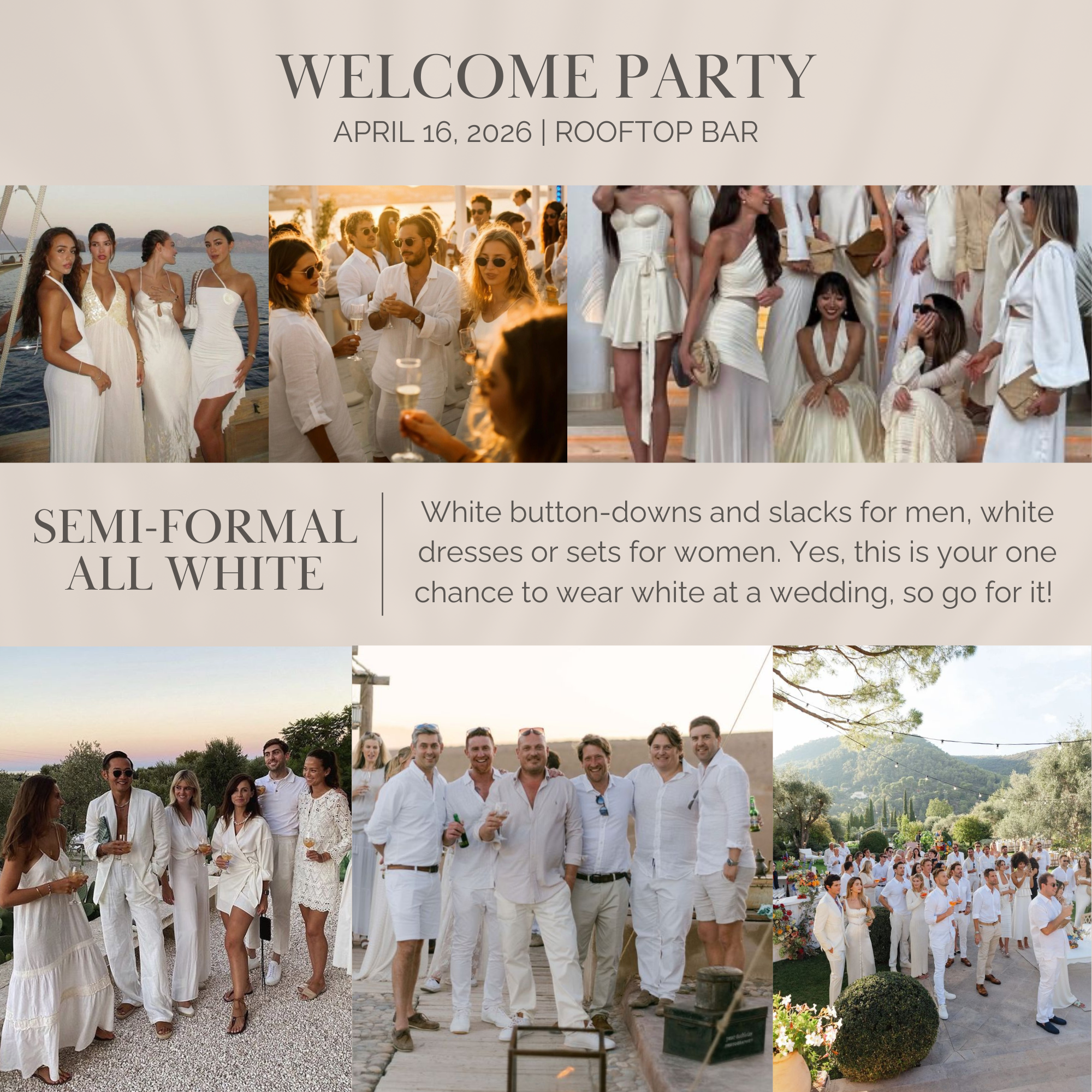 Welcome Party | April 16, 2026