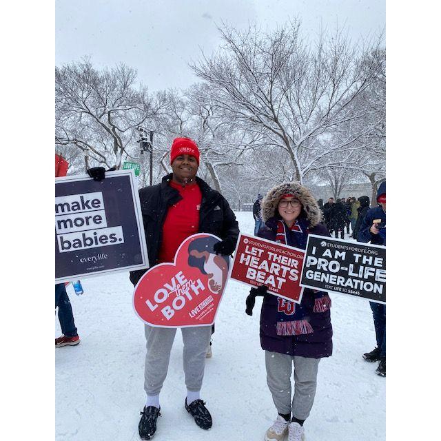 March for Life: Before I formed you in the womb I knew you, before you were born I set you apart; I appointed you as a prophet to the nations. (Jeremiah 1:9)