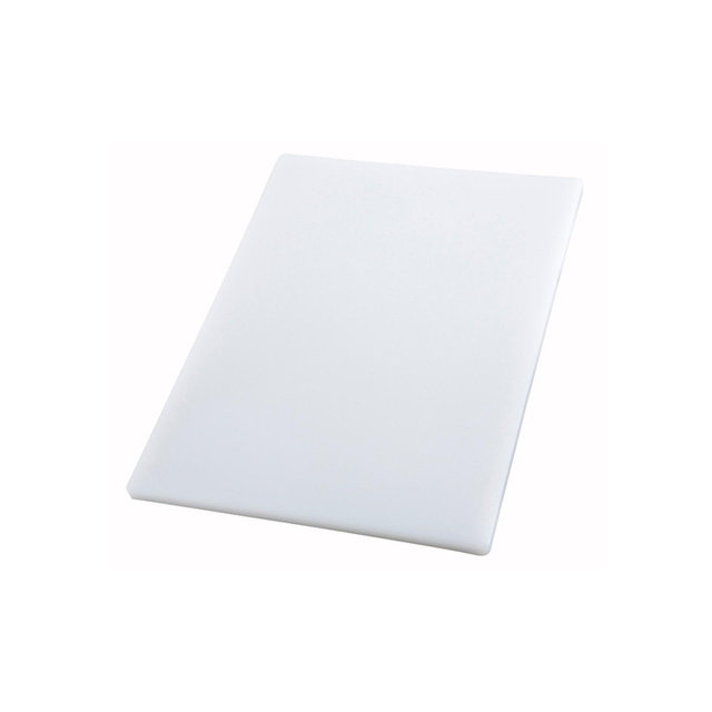 Winco Cutting Board, Rectangular, 18" x 24" x 1/2", White