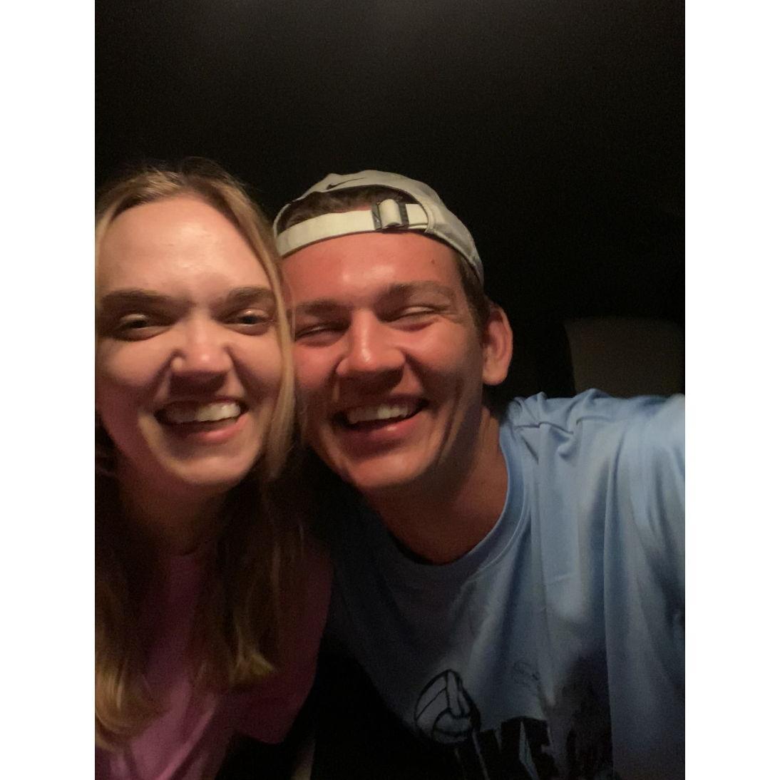 our first date selfie :)