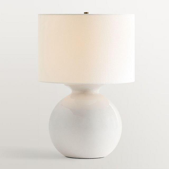 Mccoy Ceramic Globe 24" Table Lamp, White