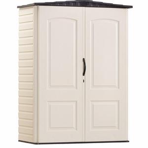 1967660 - Rubbermaid Plastic Small Outdoor Storage Shed, 53-Cubic Feet, FG5L1000SDONX