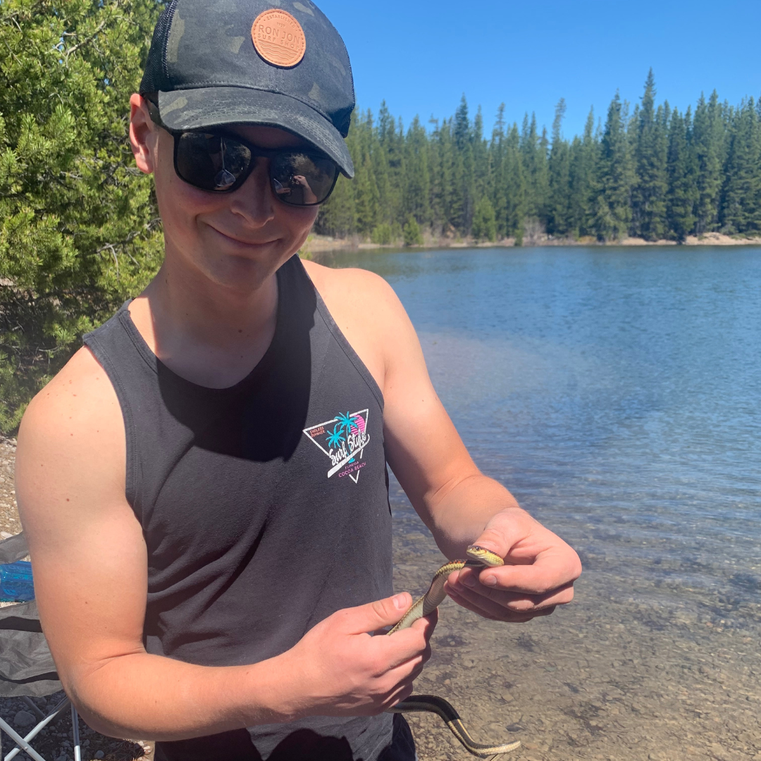 Went fishing and only caught snakes