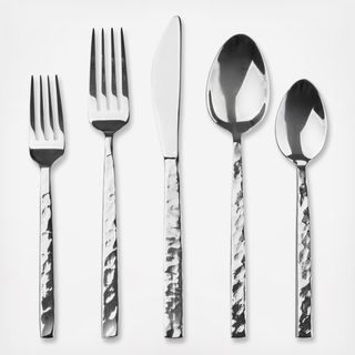 Rustic Mirrored 18/10 Stainless Steel 20-Piece Flatware Set, Service For 4