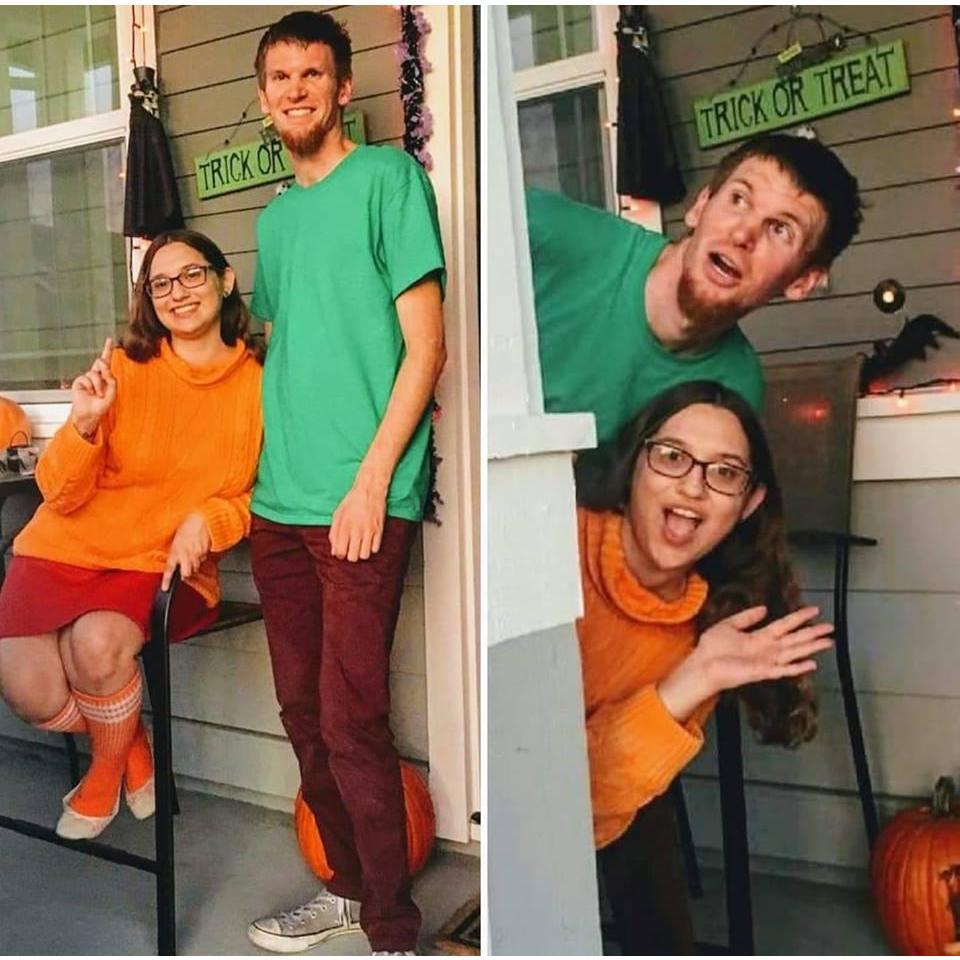 Shaggy and Velma for Halloween!