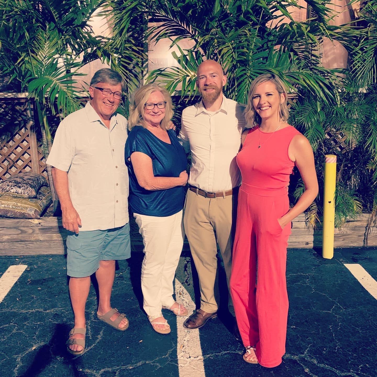 Erich's family in Siesta Key
