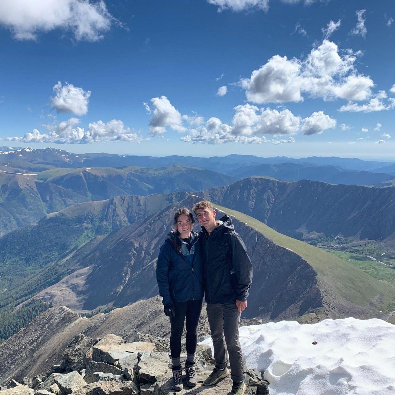 Grays and Torrey's! Our first 14er together