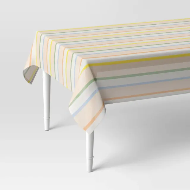 104"x60" Striped Tablecloth - Room Essentials™