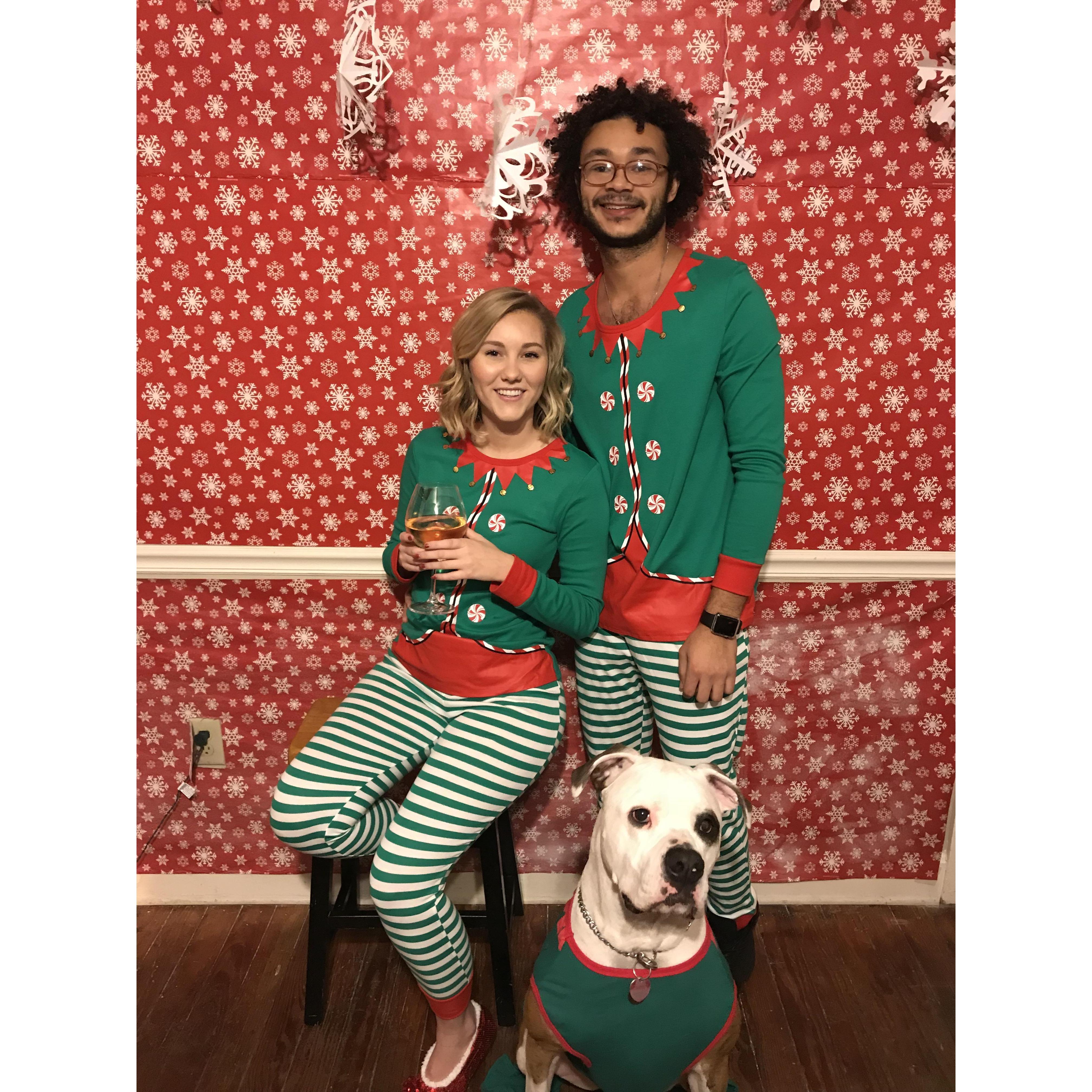 We realized we don't take many photos all together as a family so enjoy this Christmas one we took a few years ago.