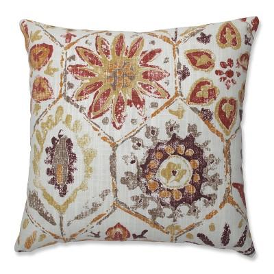 Antique Stone Spice Square Throw Pillow Purple - Pillow Perfect